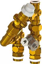 Uponor Combi Port M-ProX flushing bypass top