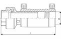 SURVE PE EL. KEEVIS SIIRDMIK MESSING 32X1 SDR 11 PE100 40V SK