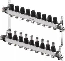 Uponor Vario S manifold FM 9xG3/4 Euro - G1