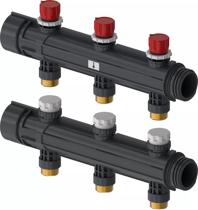 Uponor Magna Verdeelstuk met klep 3x3/4Euro