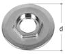 GF JRG Escutchon chromium-plated antifrost DN20