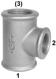 GF Malleable Fittings tee reduced 130 4 - 3 B