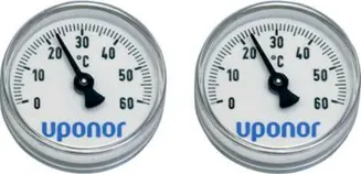 Uponor Vario PLUS bepattintós hőmérő 0-60°C