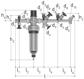 GF JRGUSIT Combi manifold JRGURED Combi LegioStop DN32