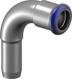 Uponor INOX bend plain end 28-28