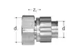 GF JRG Sanipex adaptateur avec cône 16x3/4"