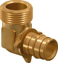 Uponor Q&E coude mâle PL