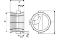 PP 1000/200 MM T4 RENSE- OG INSPEKTIONSBRØND SORT