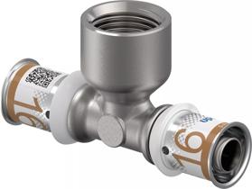 Uponor S-Press PLUS T-rör inv gäng