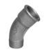 GF Malleable Fittings curva lunga 40 45deg 1/2 G