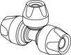 Uponor RTM T-Stück reduziert PPSU 20-16-16
