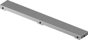 Uponor Aqua Ambient ruszt wpustu liniowego plain / silver