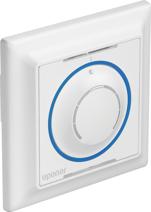 Uponor Smatrix Base Thermostat d'ambiance à encastré T-144 Bus flush RAL9016