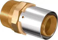 Uponor S-Press adapter male thread DR