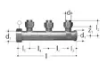 GF JRG Sanipex collecteur 3-fold d16