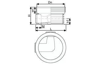 ACCESSO PP 600/200 T1 90° RENSE- OG INSPEKTIONSBRØND