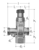 GF JRG gruppo di sicurezza senza raccordo 6bar DN15