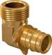 Uponor Q&E Elbow Adapter Male LF 20-G1/2"