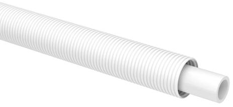 Uponor Combi Pipe apvalkcaurulē white 20x2,8 28/23 50m