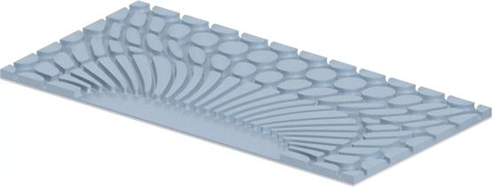 Uponor Vario heat protect manifold panel with sound protect