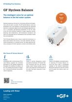 GF Hycleen Balance One-Pager (ISH 2025 Innovations)