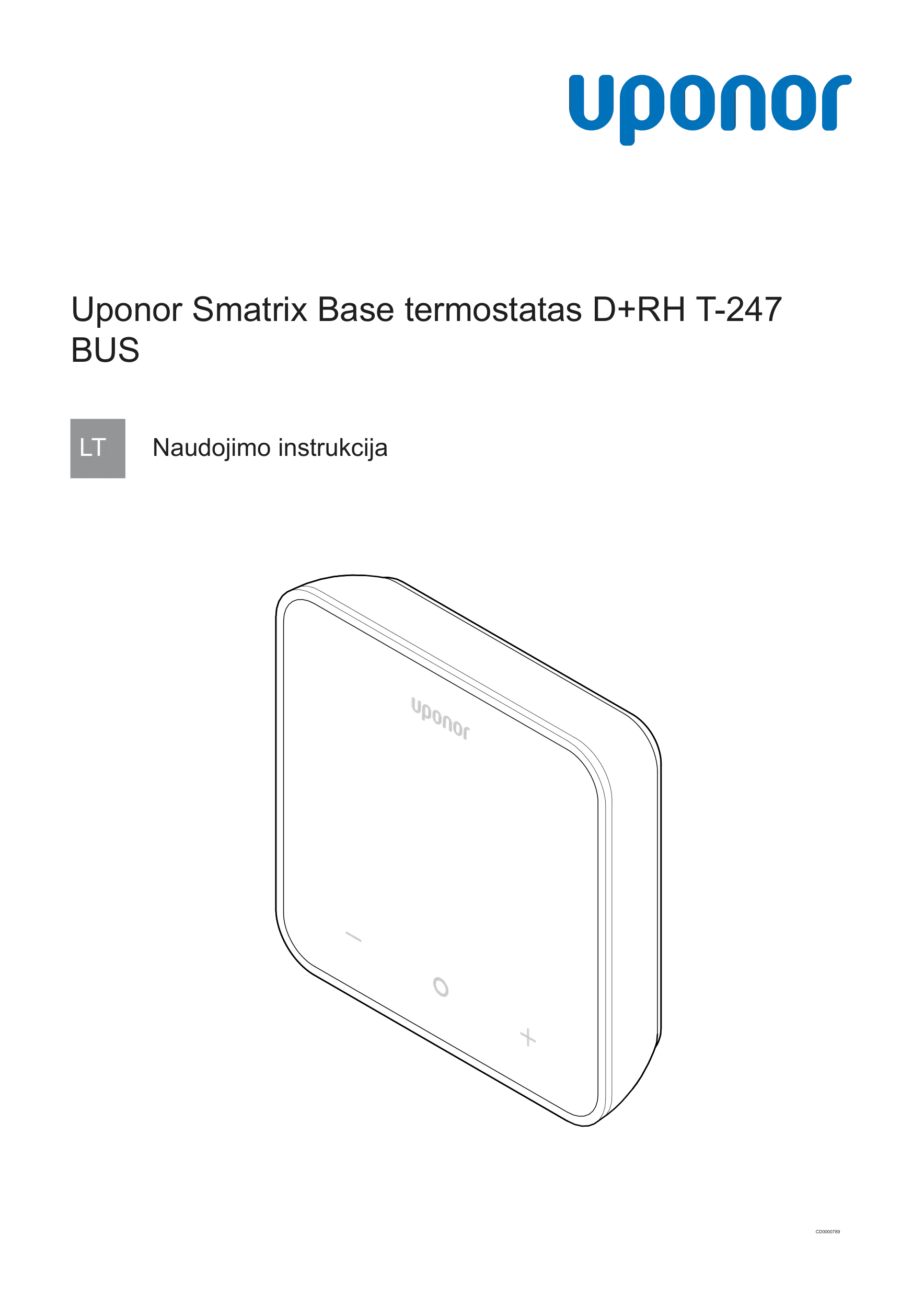 OM Smatrix Base thermostat D+RH T-247 BUS LT 1162373 v1