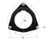 GF JRG LegioStop UP set di fissaggio anteriore