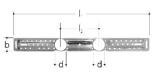 GF JRG Sanipex box bracket double 200x600mm