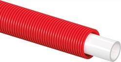 Uponor Radi Pipe naturel in mantelbuis PN6 red