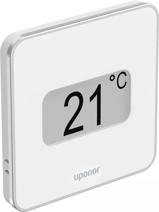 Uponor Smatrix Base Thermostat d'ambiance avec sonde d'humidité style T-149 Bus D+ RH