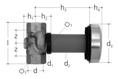 GF JRG LegioStop concealed straight seat DN20