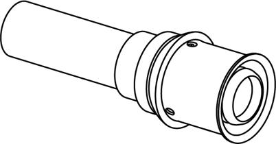 Uponor S-Press PLUS adapter 16-14CU