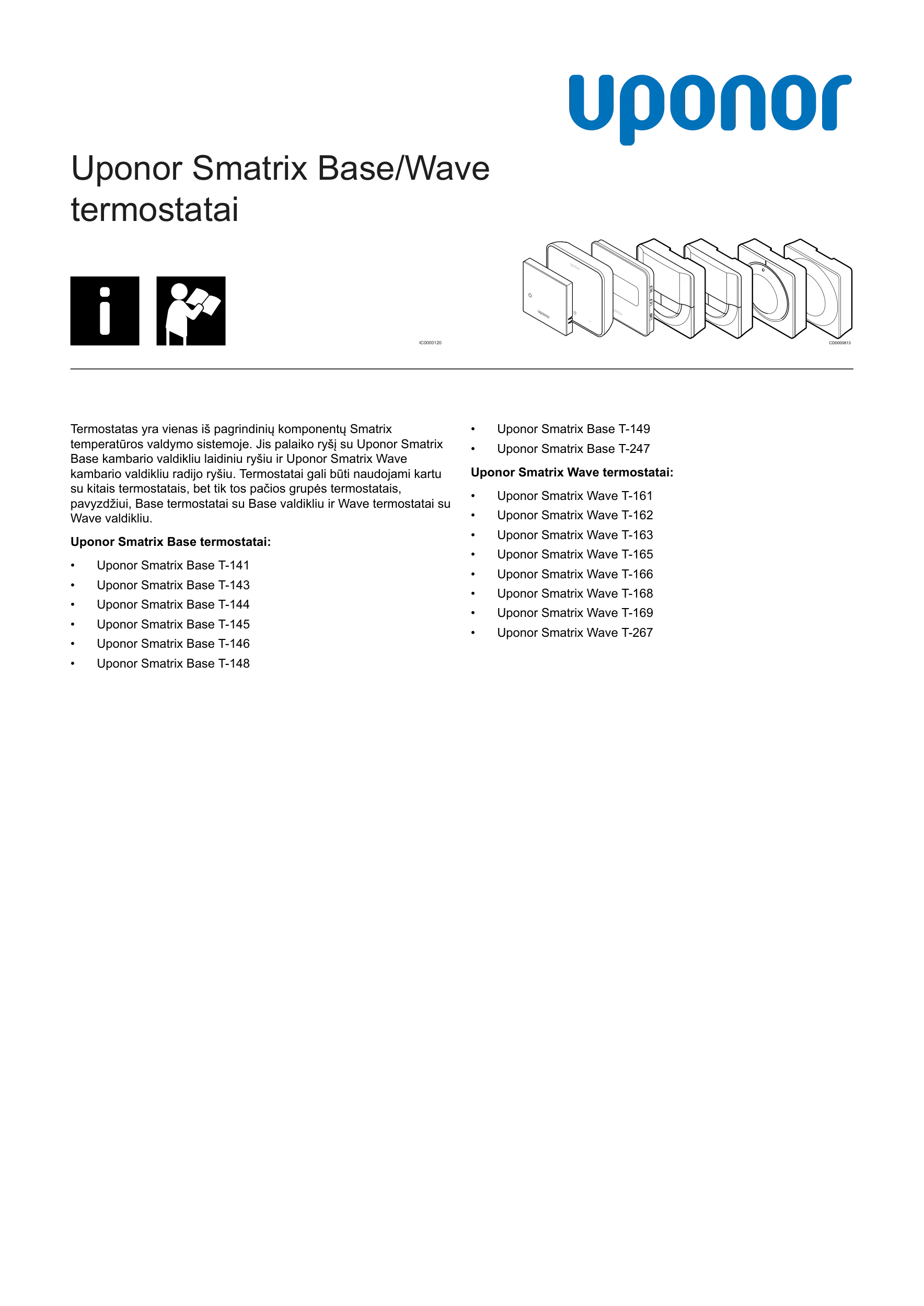 SD Smatrix Base/Wave thermostats LT 1162423 v1