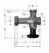 GF JRGUSIT NG distribution valve LegioStop DN32-25