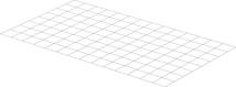 Uponor Classic Rete metallica, rivestita 150mm 2100x1200x3mm