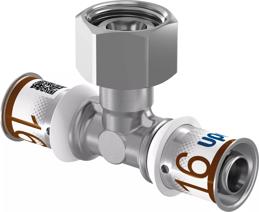 Uponor S-Press PLUS tee female thread Geberit