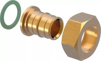 Uponor Q&E otsik pöördmutriga PL 25-G1"SN