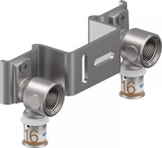 Uponor S-Press PLUS tap elbow mount.Unit Gemini