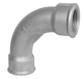 GF Malleable Fittings curva lunga 2 90deg 3/4 G