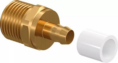 Uponor Minitec adapter male thread, ring