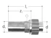 GF JRG Sanipex adaptateur à sertir ou à souder 45641