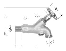 GF JRG Schlauchhahn DN15