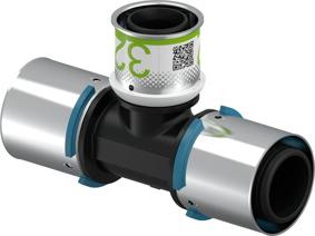 Uponor S-Press T-Stück reduziert PPSU 40-32-40