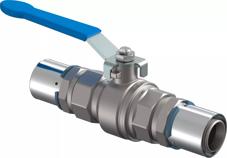 Uponor S-Press lever ball valve S-Press