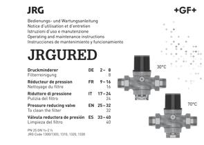 OM JRGURED Pressure reducing valve 1161563 v1
