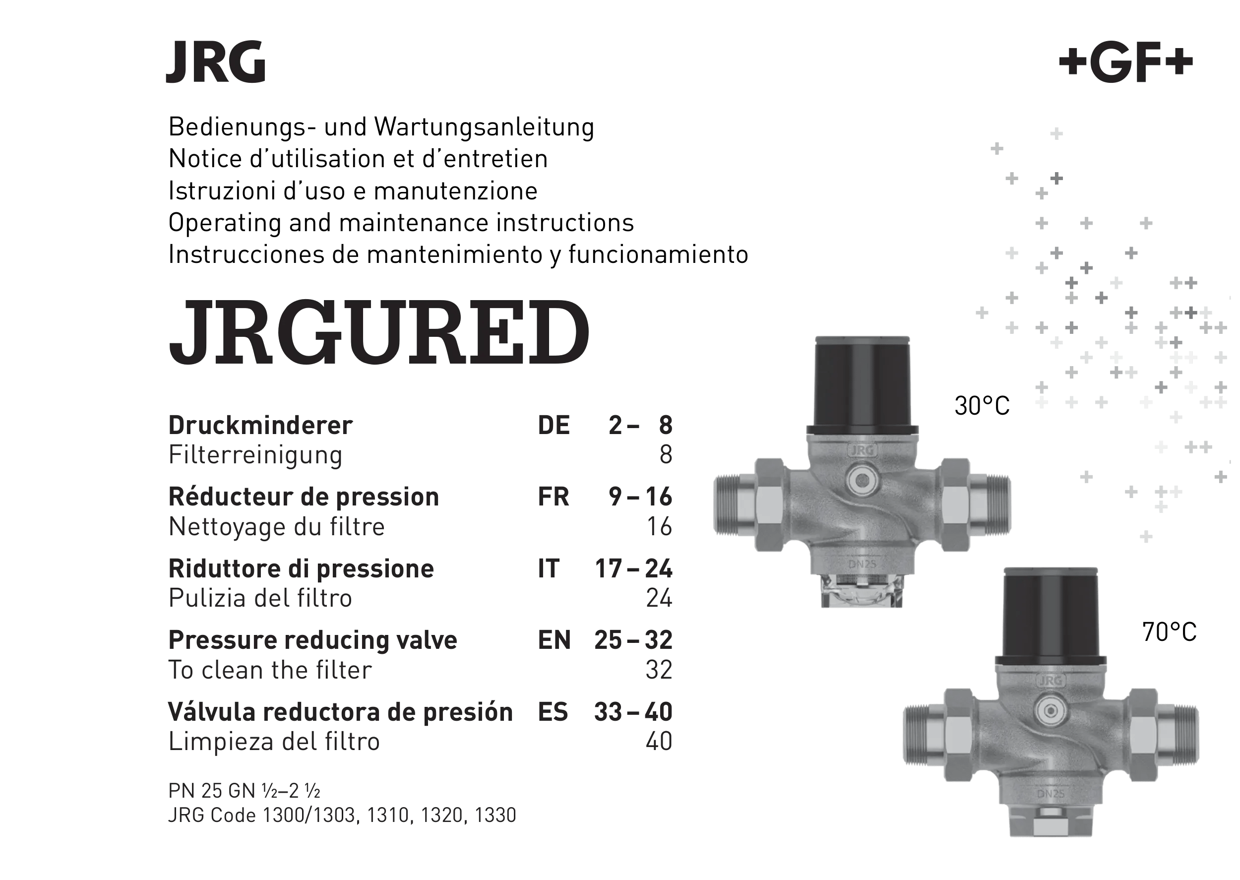 OM JRGURED Pressure reducing valve 1161563 v1
