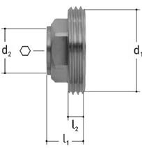 GF JRGUSIT NG Stopfen DN40