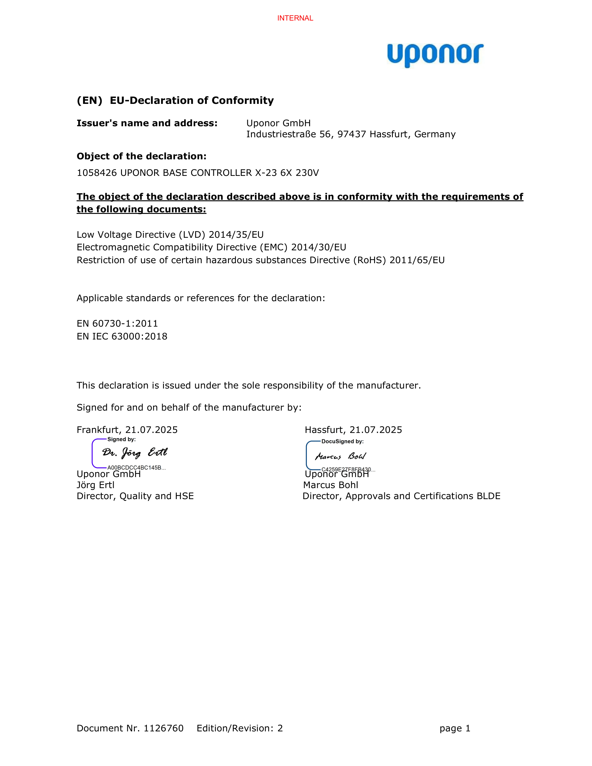 Uponor DoC BASE 1058426 EN