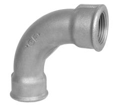 GF Malleable Fittings long sweep bend 2 90deg 1 B