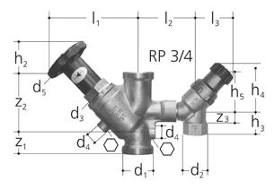 GF JRG set di intercettazione e sicurezza 6bar DN20